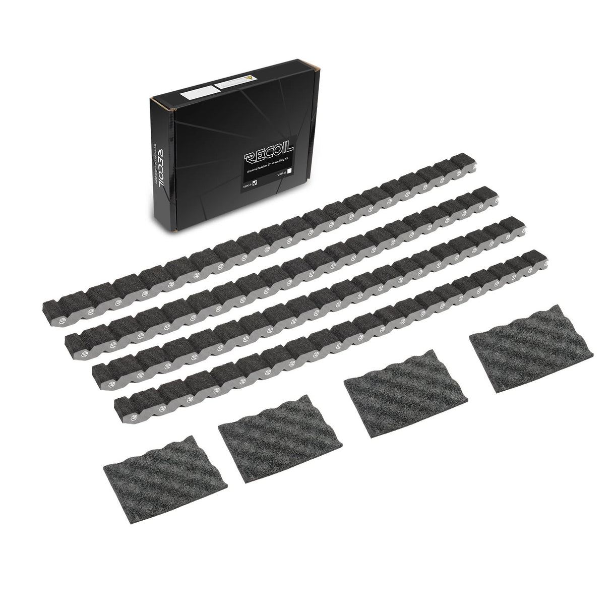 Recoil Foam Speaker Ring Kit Double - 4 Speaker kit (VRKQ)