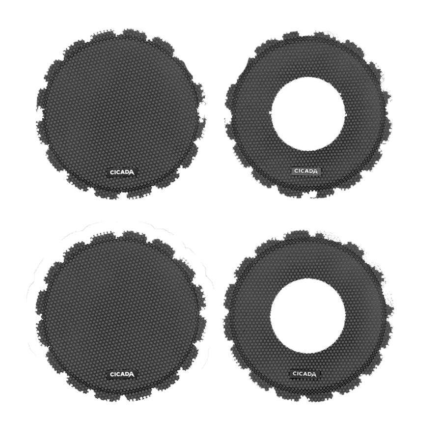 CICADA 8" FULL METAL SPEAKER GRILLES (Flush Mount) (CBG8L)