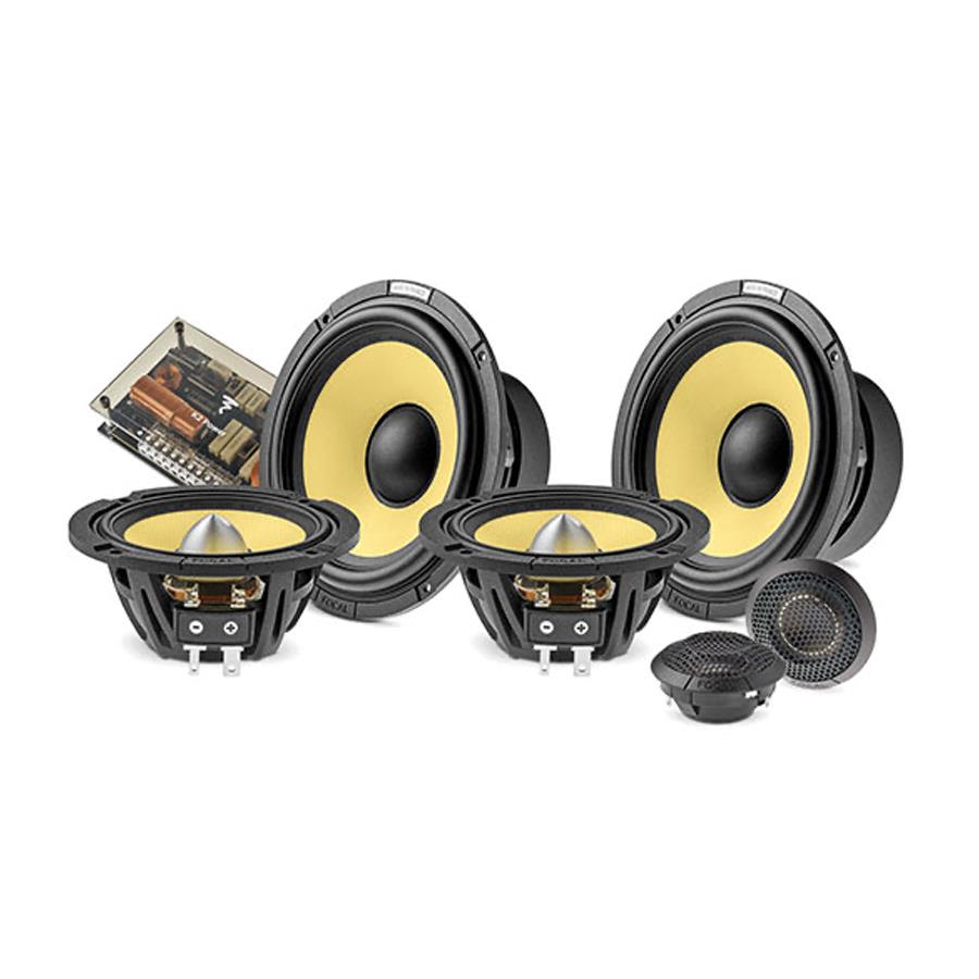 Focal K2 Power Kevlar 3-Way 6.5" Component Kit (ES165KX3E)