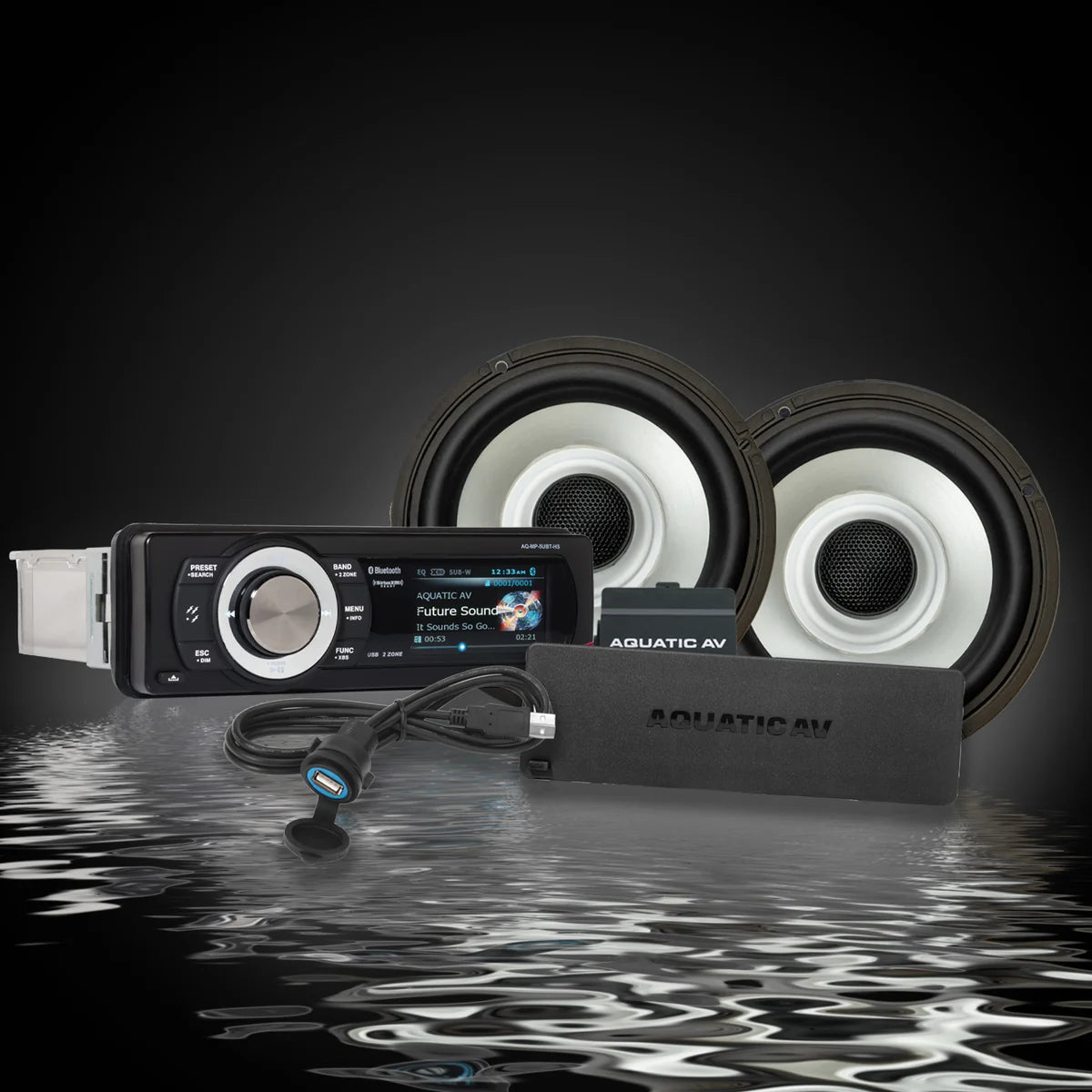 AQUATIC AV ULTRA RGB + STEREO KIT - AQMP5UBTHS / HS113 / RG155R1 (HK105)
