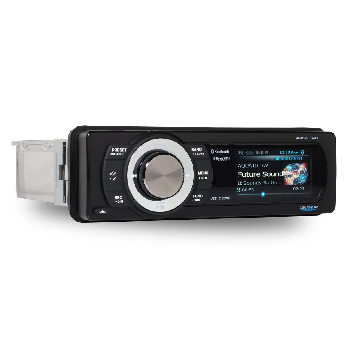 AQUATIC AV 1998-2013 FLAGSHIP RECEIVER WITH BLUETOOTH / SIRIUS XM READY (AQMP5UBTHS)