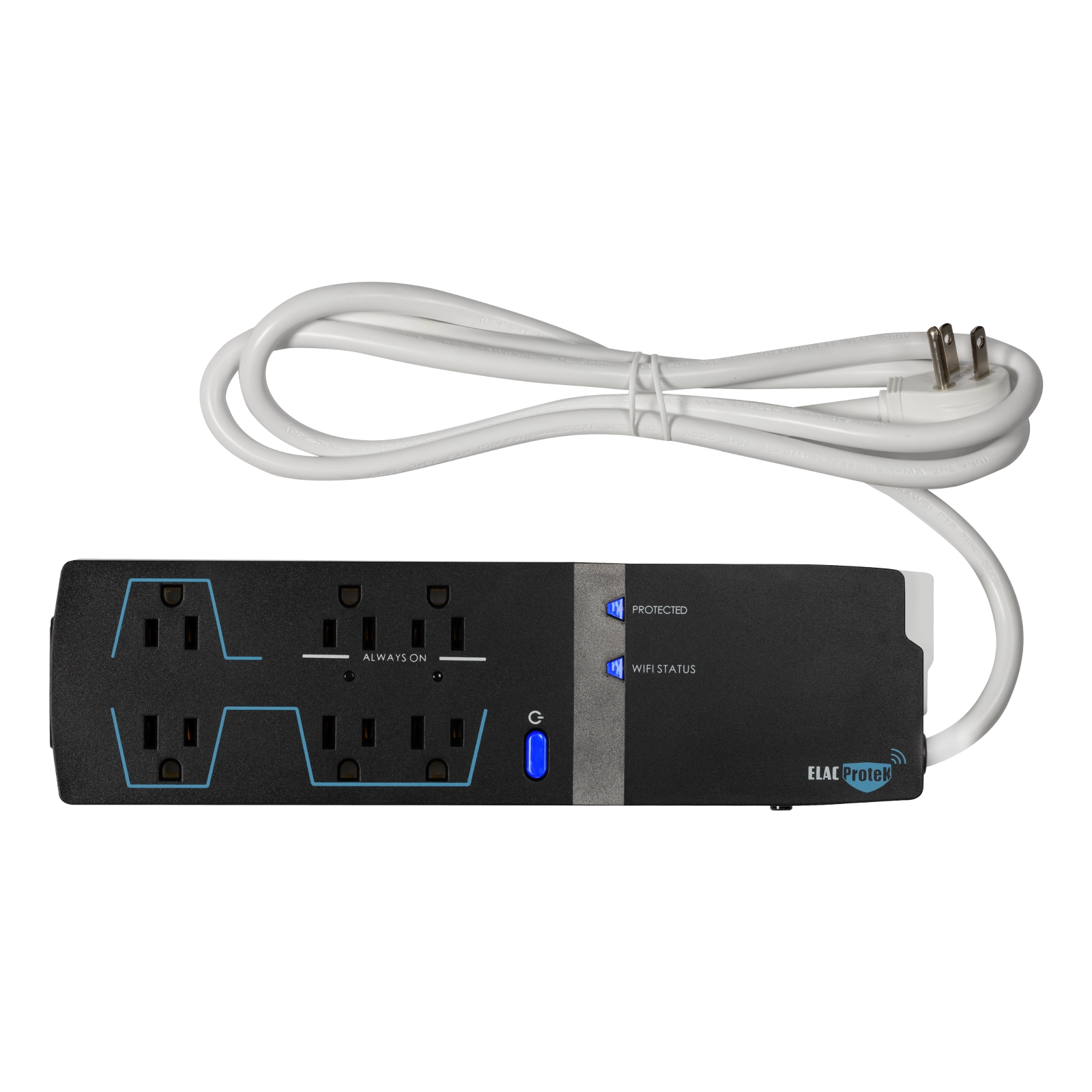 ELAC Protek PB-62W 6 Outlet Smart Surge Protector with Wi-Fi