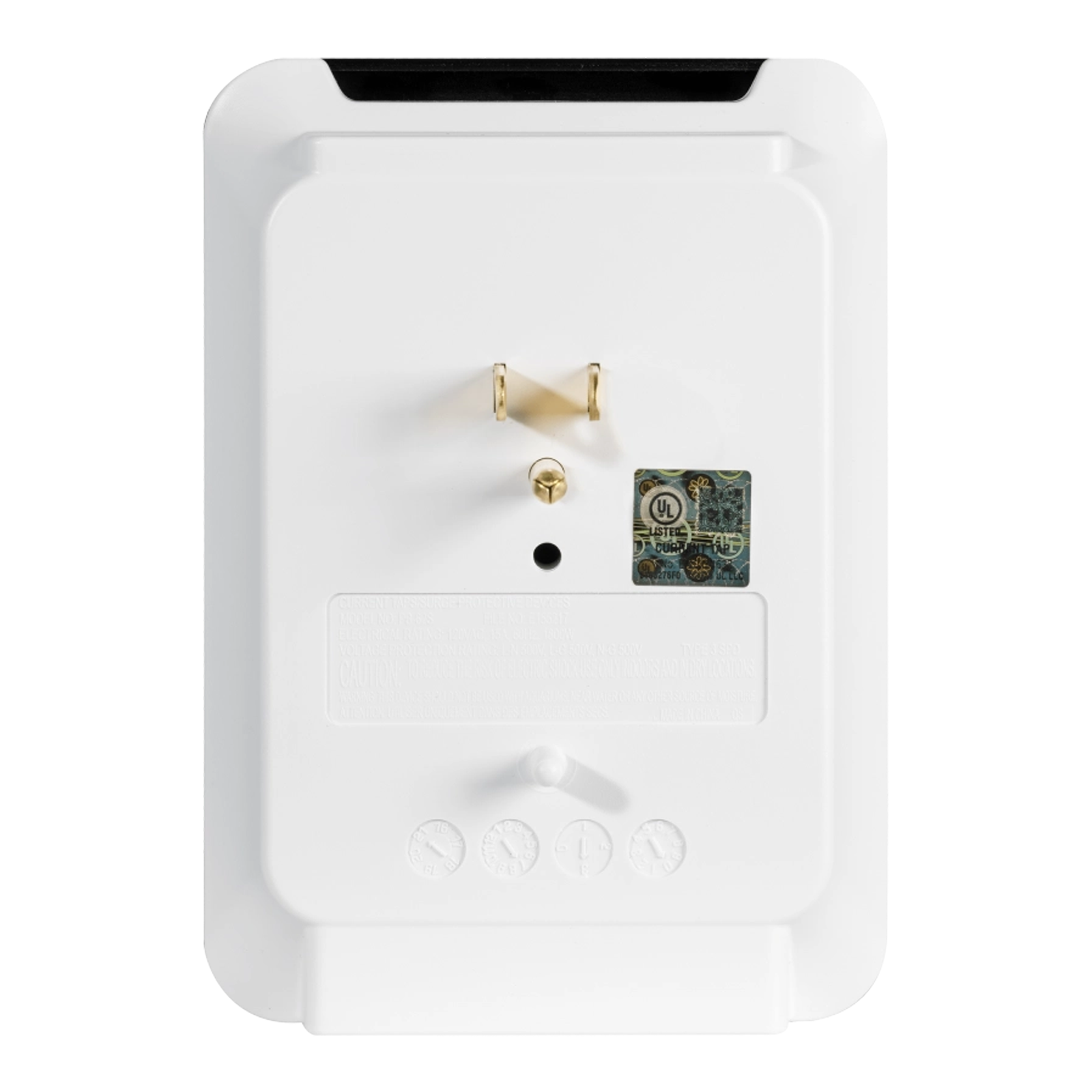 ELAC Protek PB-62S Six Outlet Wall Tap Surge Protector with USB