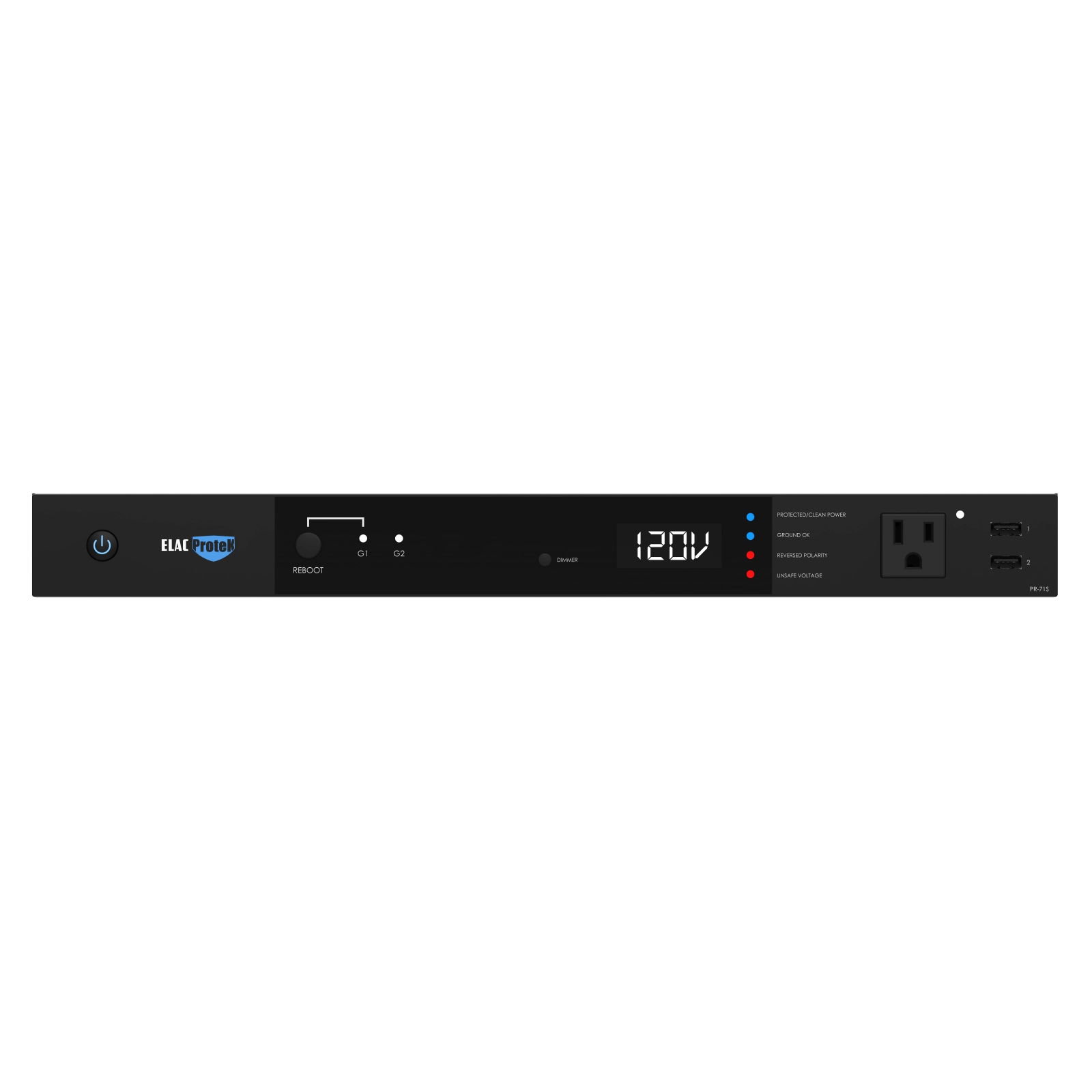 Protek PR-71S 8 Outlet Component Surge Protector with USB