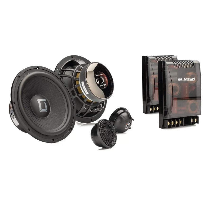 GLADEN SIGMA SERIES 6.5" Component Speaker Kit (set) with passive crossovers (SIGMA1652)