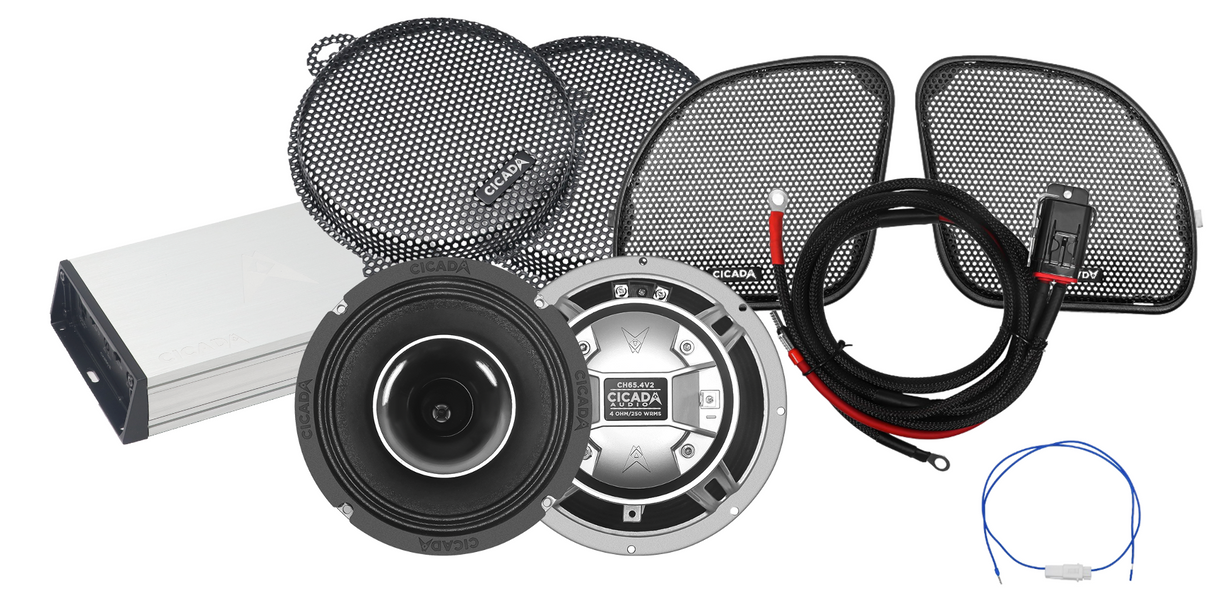 2014-2023 HARLEY DAVIDSON 4-SPEAKER PACKAGE (14CXCHV24X4)