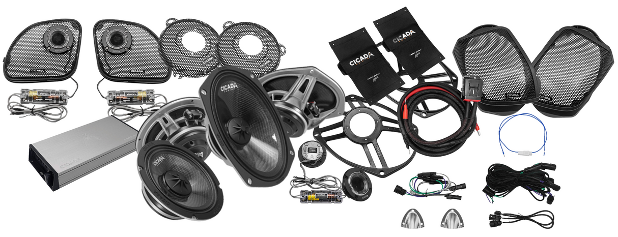 2014-2023 HARLEY DAVIDSON 8-SPEAKER PACKAGE (14DSPCMX4X8)