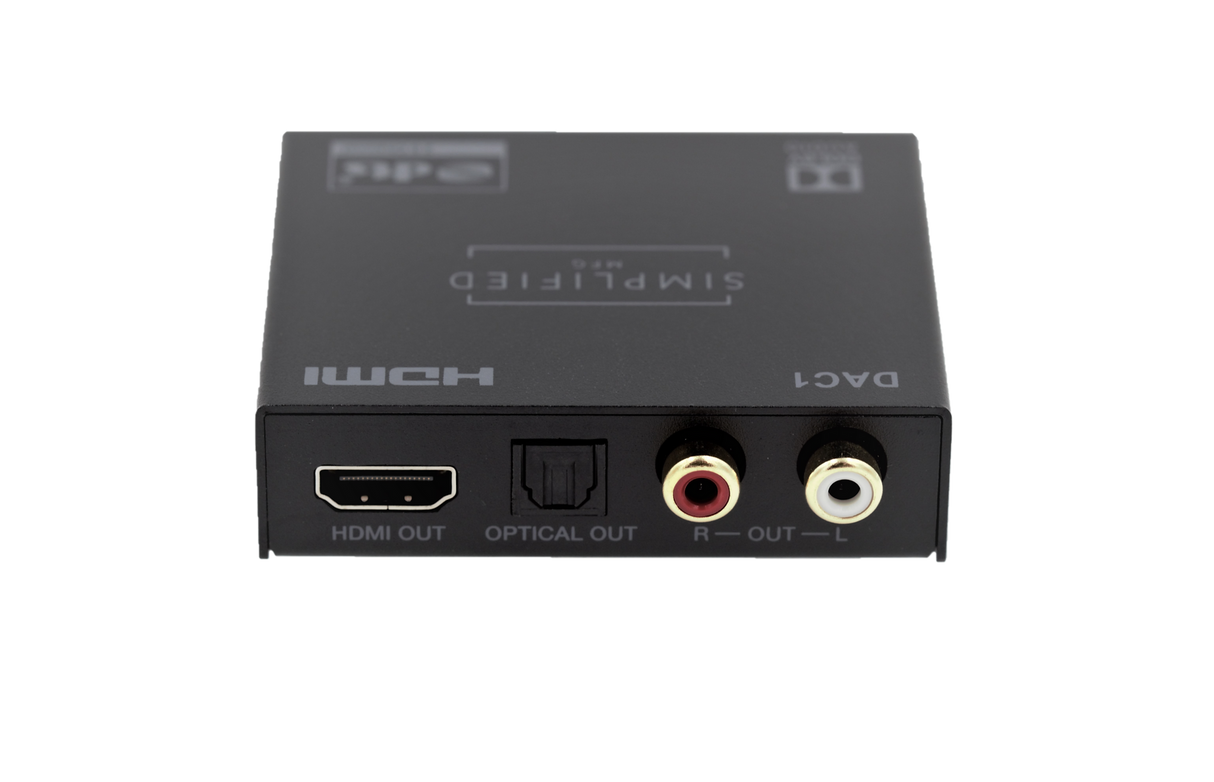 Dolby 5.1 to Stereo downmixing device (DAC1)