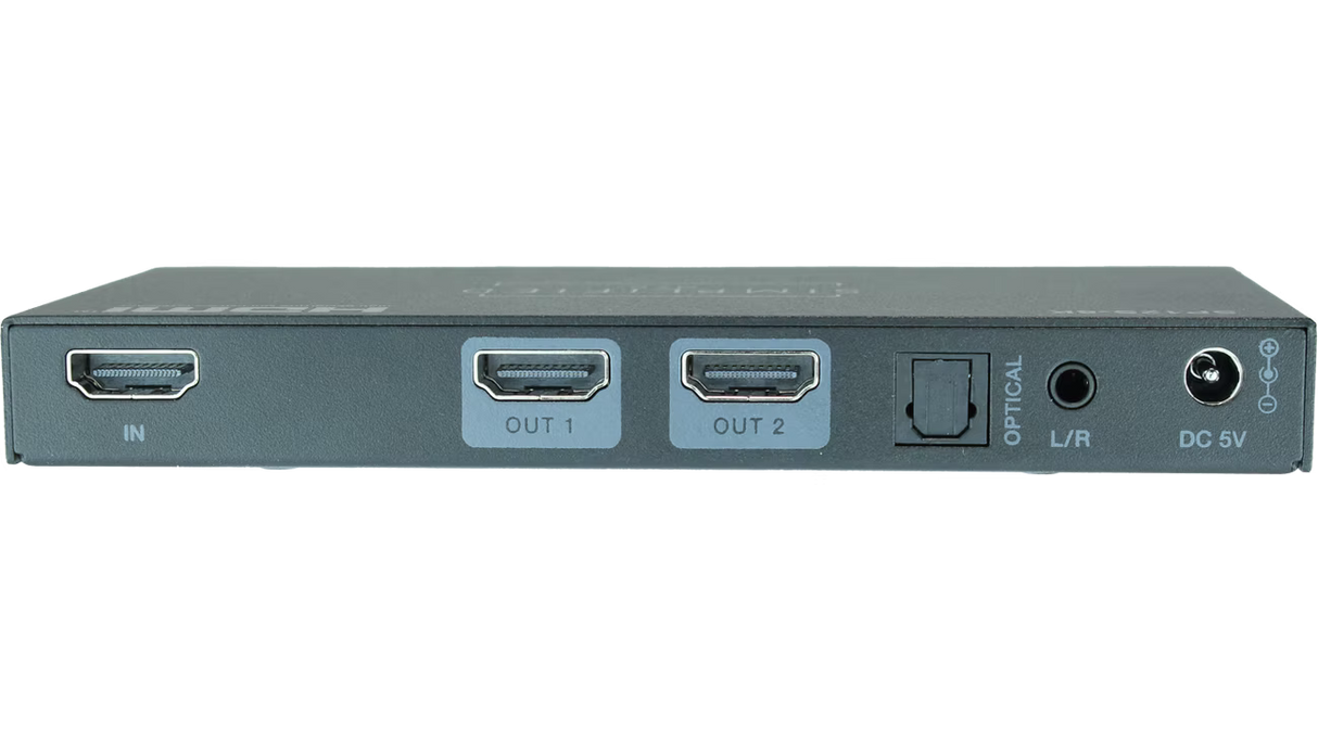 HDMI 2.1 1 to 2 HDMI splitter with scaling and HDR to SDR conversion (SP12S8K)