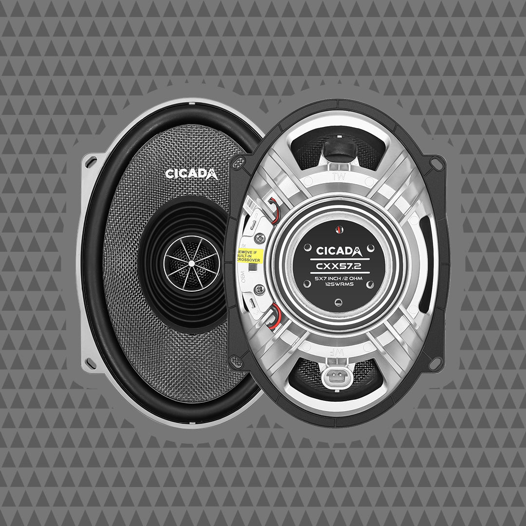 CXX SERIES 5x7 2-WAY COAXIAL SPEAKERS (sold in pairs) (CXX572)