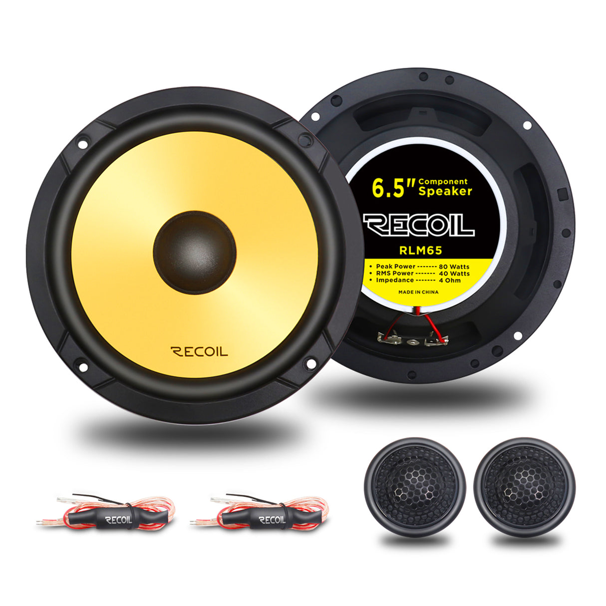 Recoil L3 SERIES 6.5" 2-Way Component Speaker System (RLM65)