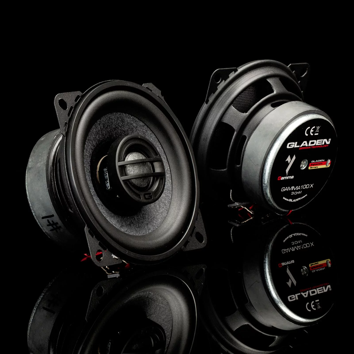 GLADEN GAMMA 4" 2-Way Coaxial Speakers (sold as PAIR) (GAMMAGW1002)