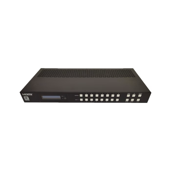 8x8 matrix that supports 8K and any 4K signal up to 120Hz. (M888K)