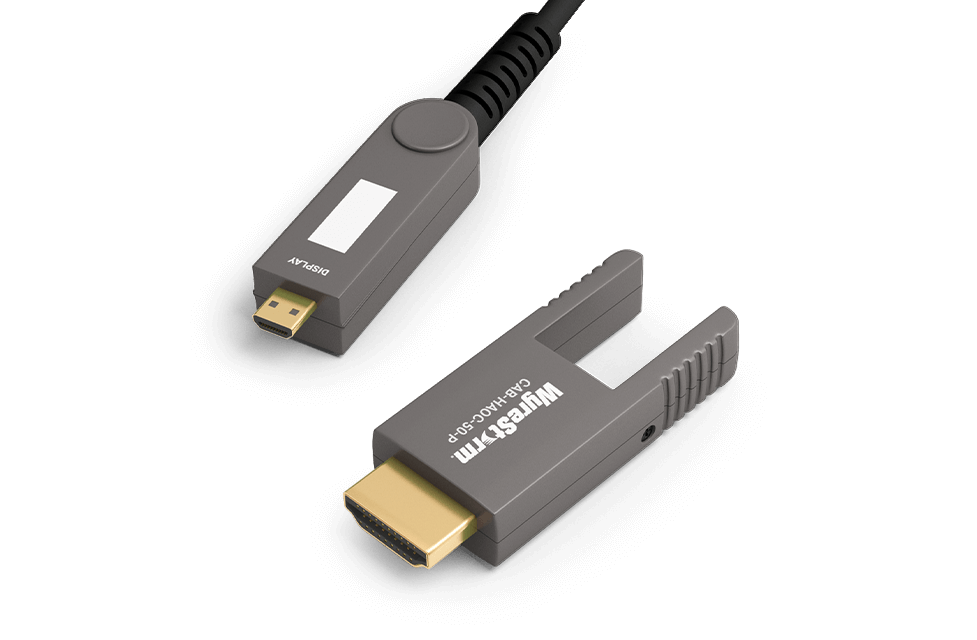 15m/49ft HDMI 2.0 AOC | Detachable Head | 24Gbps | 4K60Hz | Dolby Vision & HDR | ARC, CEC, ALLM & VRR | ISF Certified | Plenum (CABHAOC15P)