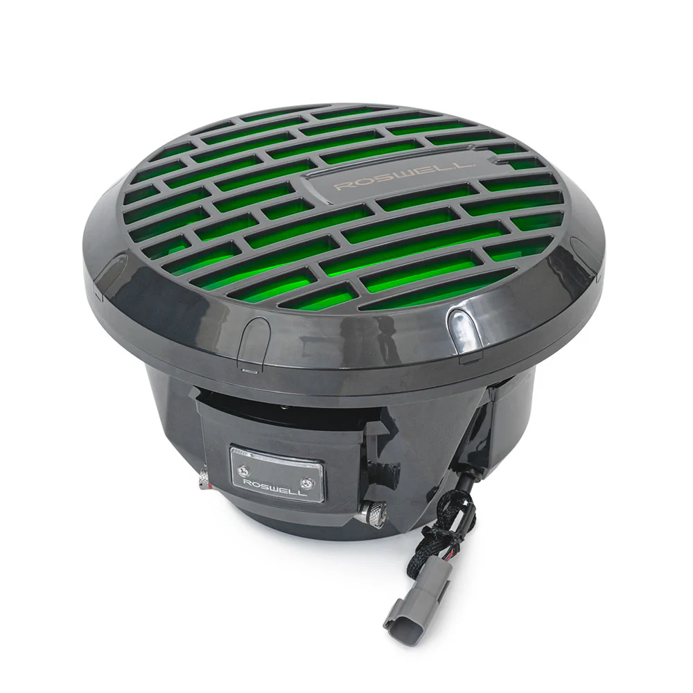 Roswell R1 SERIES 10" Marine Subwoofer with RGB Dual 4 Ohm (Anthracite) (R110SUBANTHRACITE)