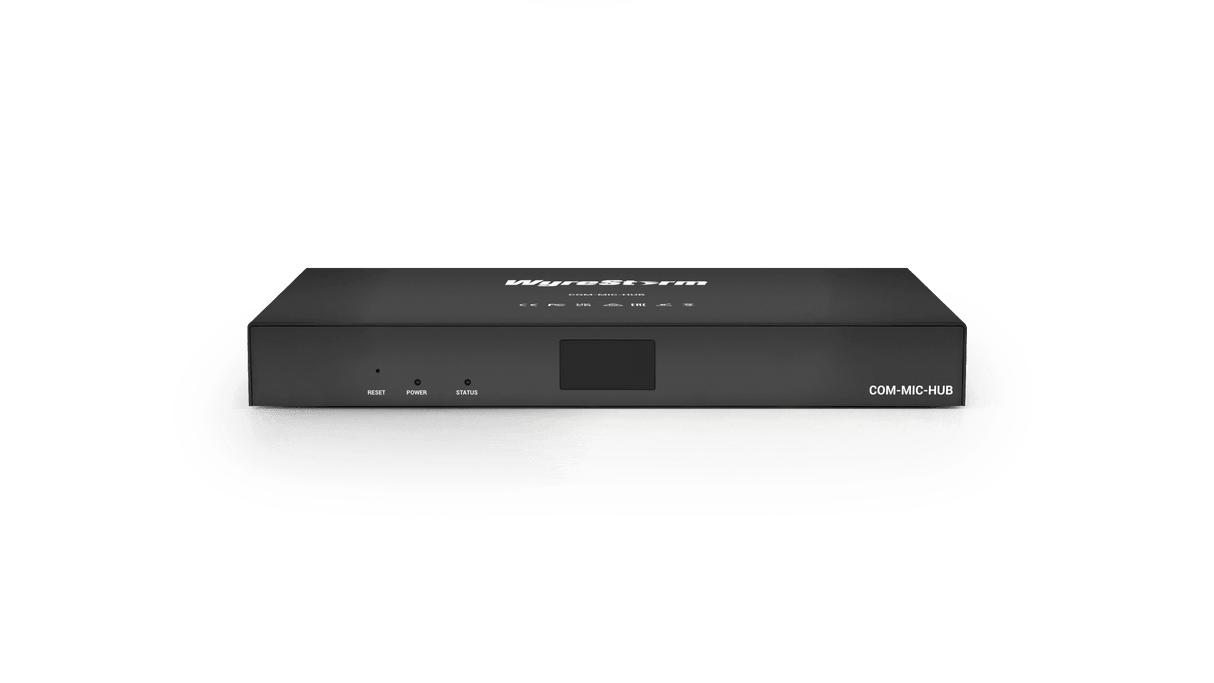 Wyrestorm Microphone Hub | Microphone Mixer | AEC & AGC & ANR | Web-UI (COMMICHUB)