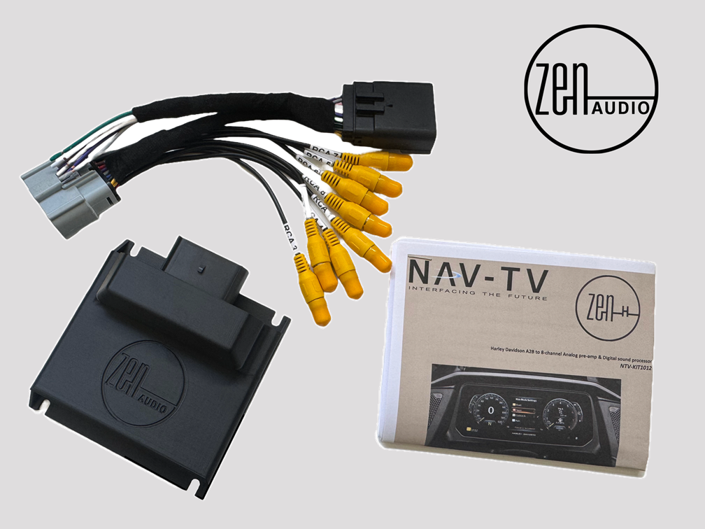 Cicada NAV-TV ZEN-H + CICADA AUDIO A2B AUDIO INTERFACE HARNESS KIT (24HDZENHCAKIT)