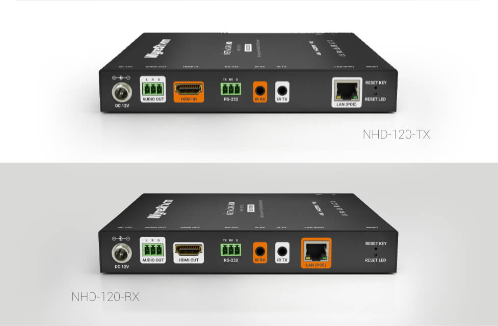 4K30Hz Decoder | PoE | Audio De-embed | Video Wall | IR & RS232 Routing | CEC (NHD120RX)