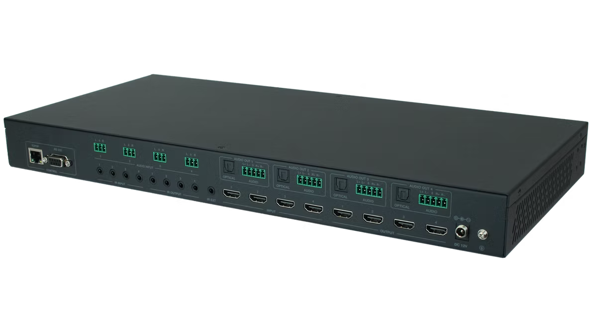 4x4 Matrix with Deep color Video wall and Multiview (M44MV)