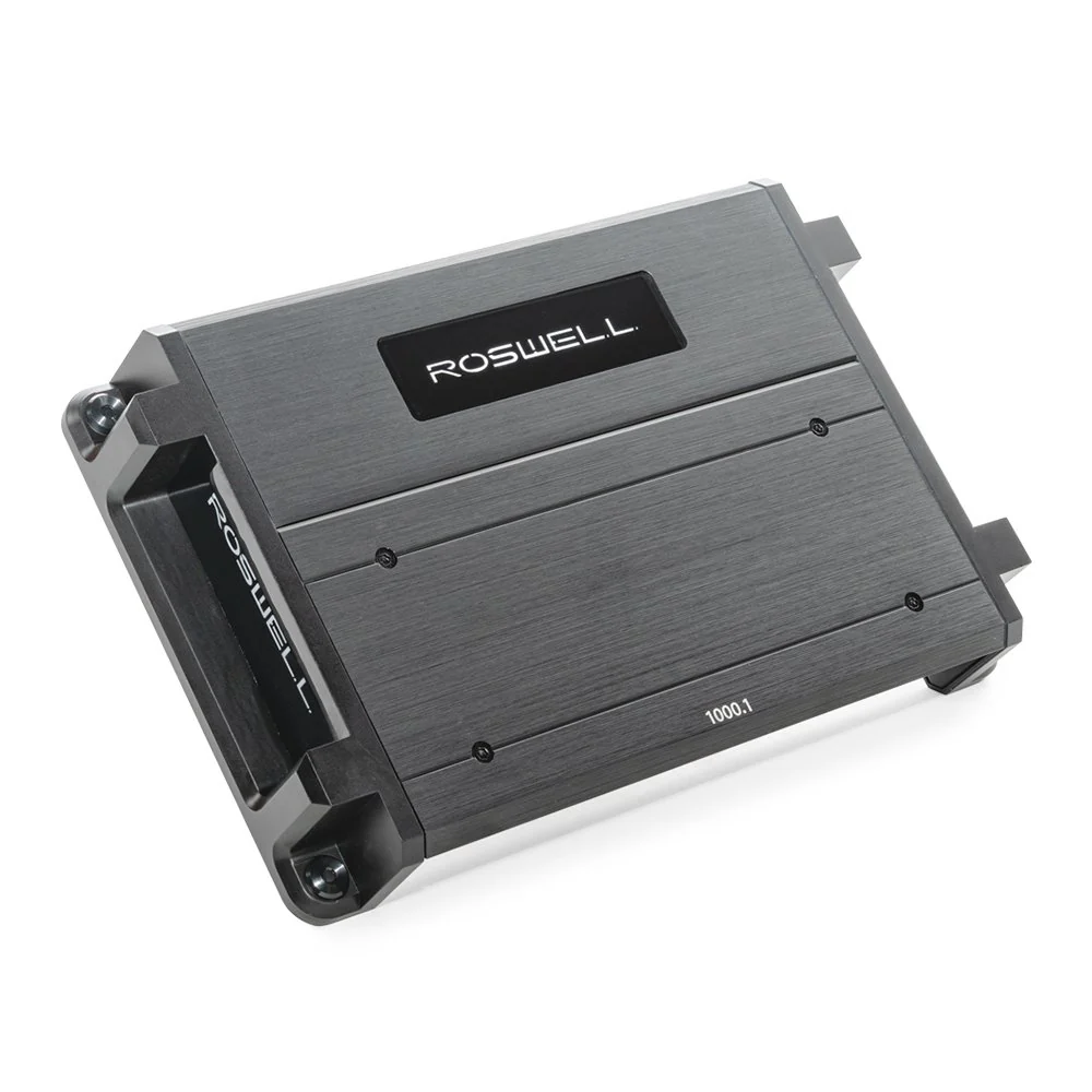 Roswell R1 2-Channel Amplifier - 1,000 Watts x 1 RMS @ 1 Ohm / 675 Watts x 1 RMS @ 2 Ohms (R110001)