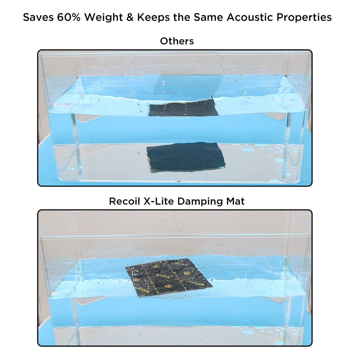Recoil LIGHTWEIGHT DAMPING MAT shop pack (XLBK)