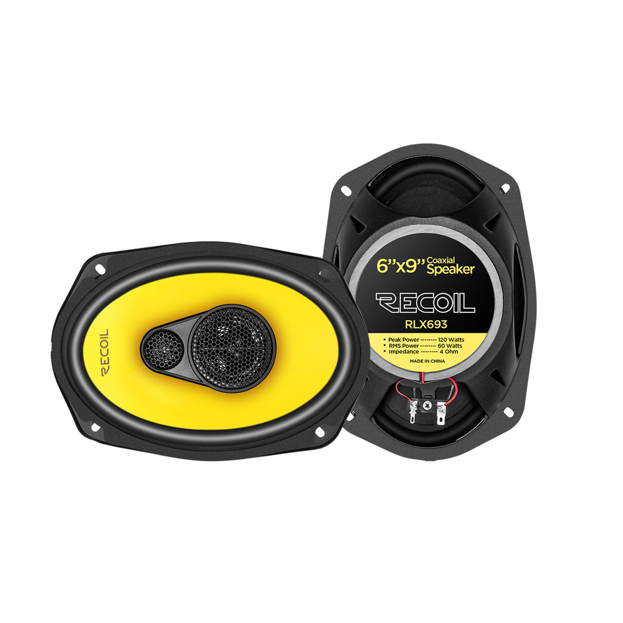 Recoil L3 SERIES 6x9 2-Way Coaxial Speakers (RLX69)