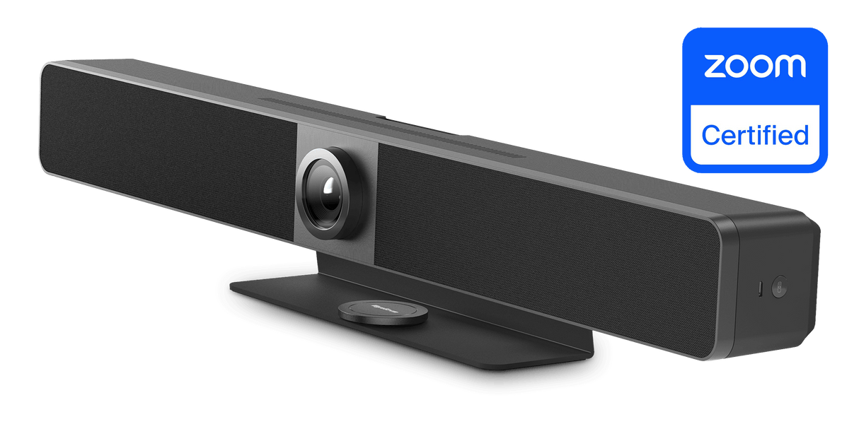 Apolloª Video Bar & Switcher | USB-C & HDMI input | HDMI Output | 4K AI camera | 120¡ DFOV | Auto Framing and Presenter Tracking|Dual 8w stereo Speakers | Airplay & Miracast & APO-DG1_ZOOM Certification (APOVX20UC)