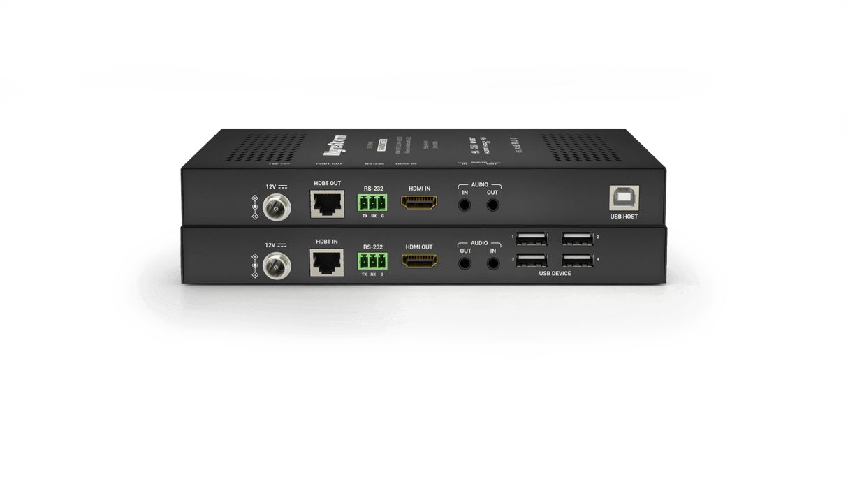 4K60Hz 4:2:0 HDBT 2.0 Extender Set | PoH | USB 2.0 |Analog Audio & RS-232 Passthrough (4K: 100m/328ft) (EX100H2)