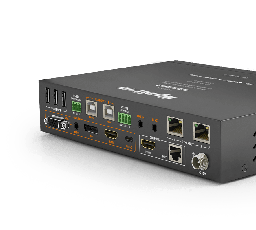 Synergyª 4-input 4K60Hz 4:2:0 HDBaseTª Switcher | USB 2.0 | Ethernet Passthrough | IR, CEC & RS232 Passthrough (4K: 100m/328ft) (SW510TX)