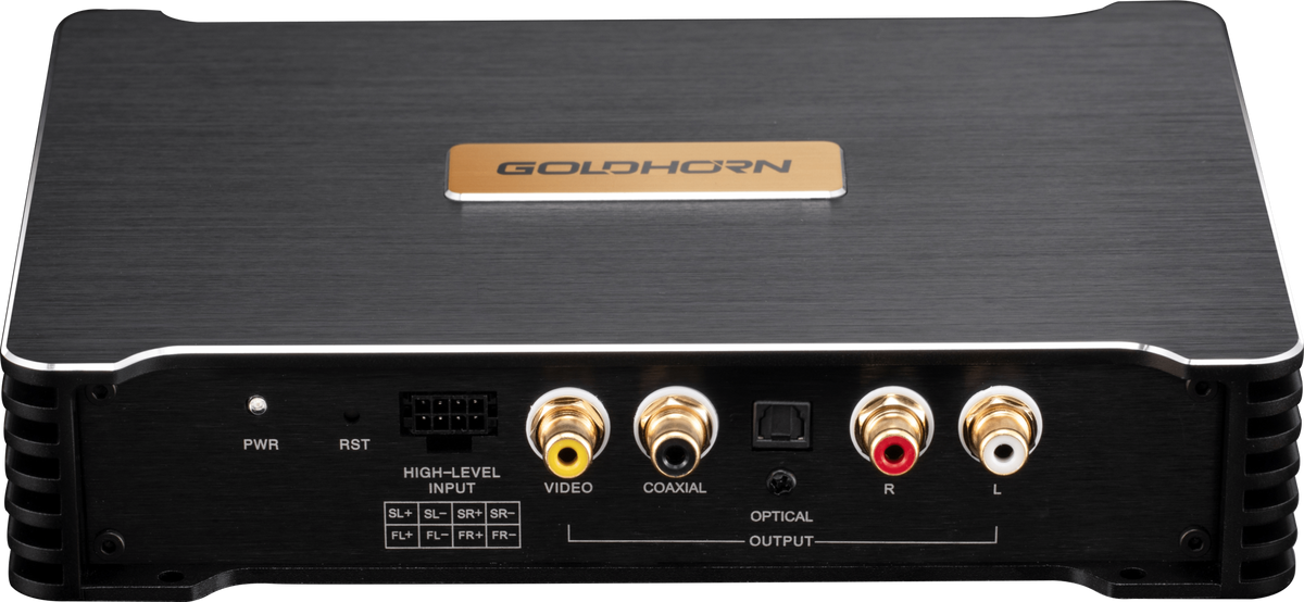 Goldhorn Hi-Res Music Player 4 Chanel High Level Inputs - 2 Channel Output (P3PLUS)