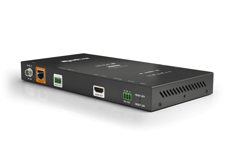 Wyrestorm 4K60Hz Output Multiview Decoder | 4K60Hz 4:2:0 Output | PoE | Audio De-embed (NHD150RX)