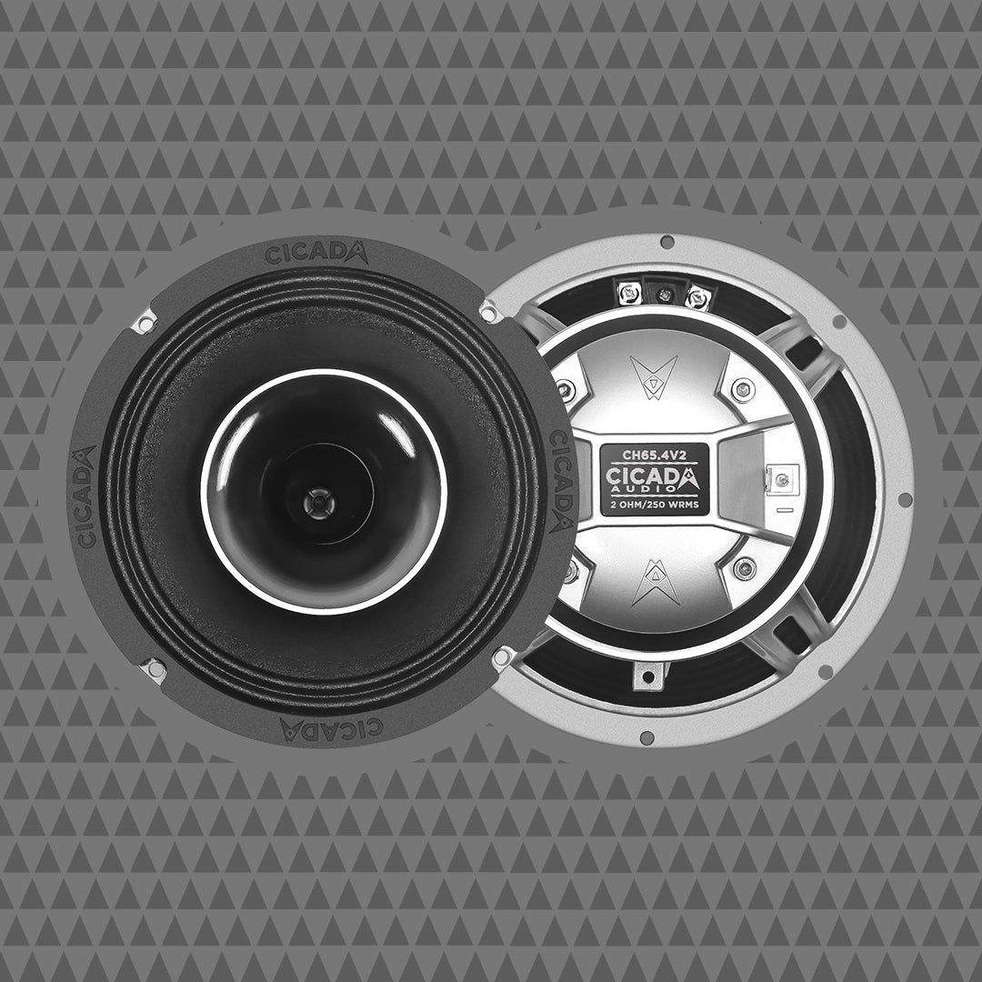 CH SERIES 6.5" 2-Way Compression Horn Coaxial Speakers V2 (sold in pairs) (CH654V2)