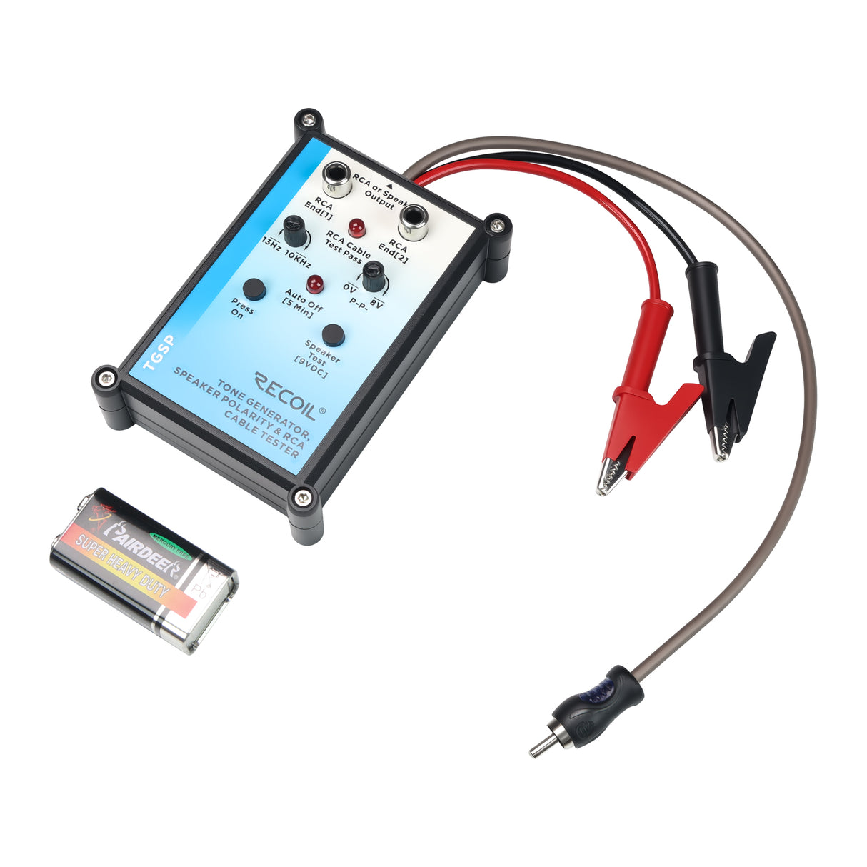 Recoil TONE GENERATOR / SPEAKER TESTER V2 (TGSP)