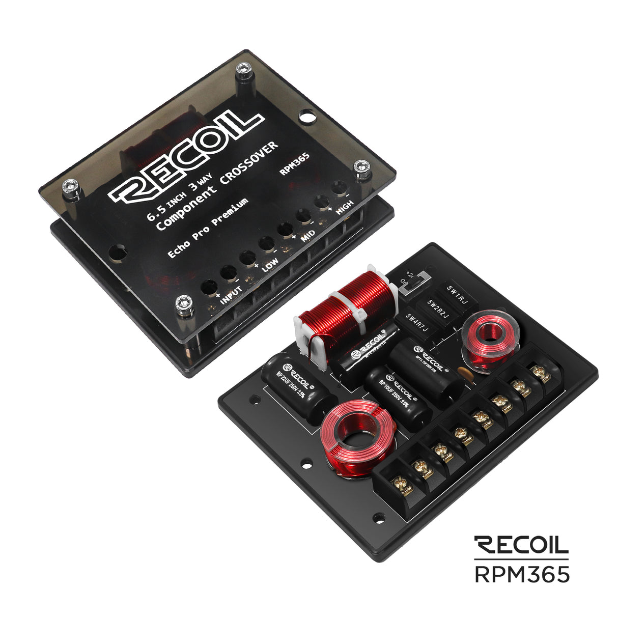 Recoil AUDIOPHILE RPM SERIES 3-Way Component Speaker System (RPM365)