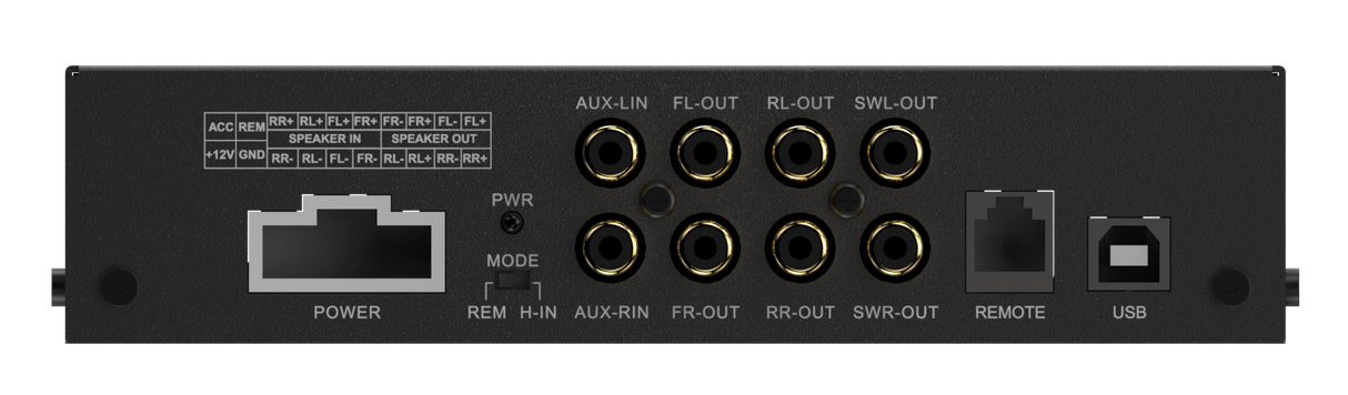 Goldhorn DSP SERIES 4-Channel Amplifier with 6-Channel DSP Processor - 20 Watts x 4 RMS Power - CLASS A/B (DSPA206)