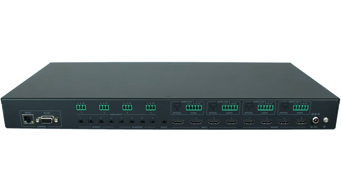 4x4 Matrix with Deep color Video wall and Multiview (M44MV)