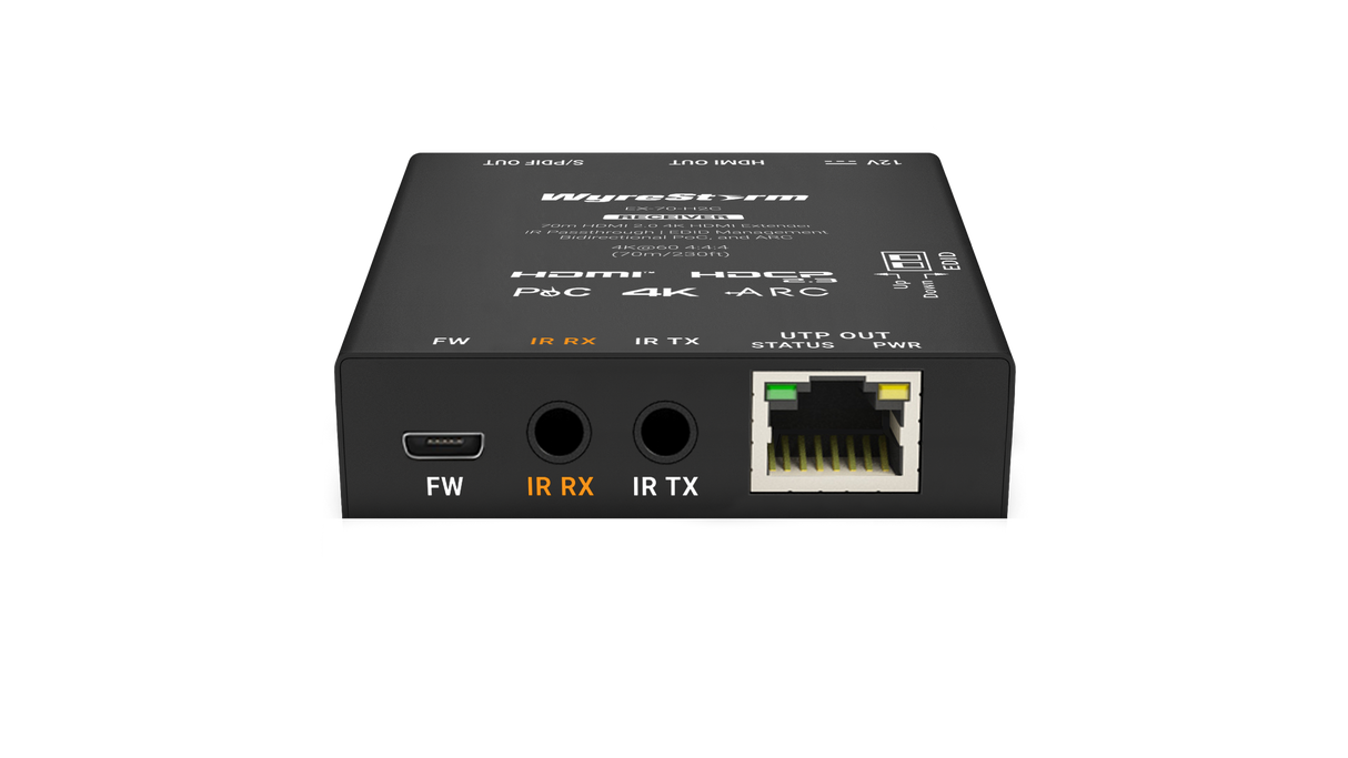 Wyrestorm HDMI 2.0 4K60Hz HDMI Extender | DSC | 4K60Hz 4:4:4 | HDMI Loop out (EX70H2C)