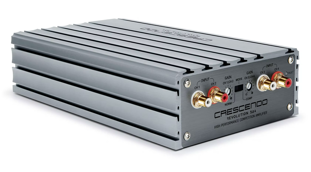 REVOLUTION 5 Series Class A/B High-Bias 4-Channel Amplifier (75 Watts x 4 RMS @ 4 Ohm) (5A4)