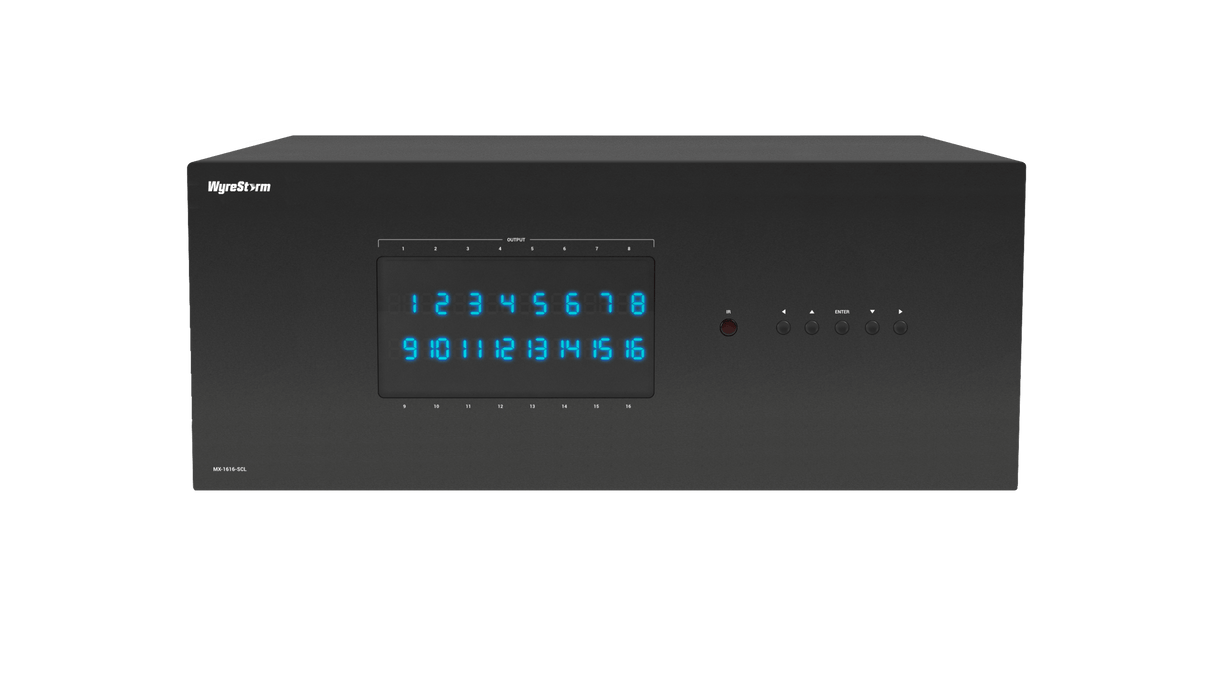 16 Slot - 4K60Hz 4:4:4 Seamless Empty Custom Matrix Chassis (MX1616SCL)
