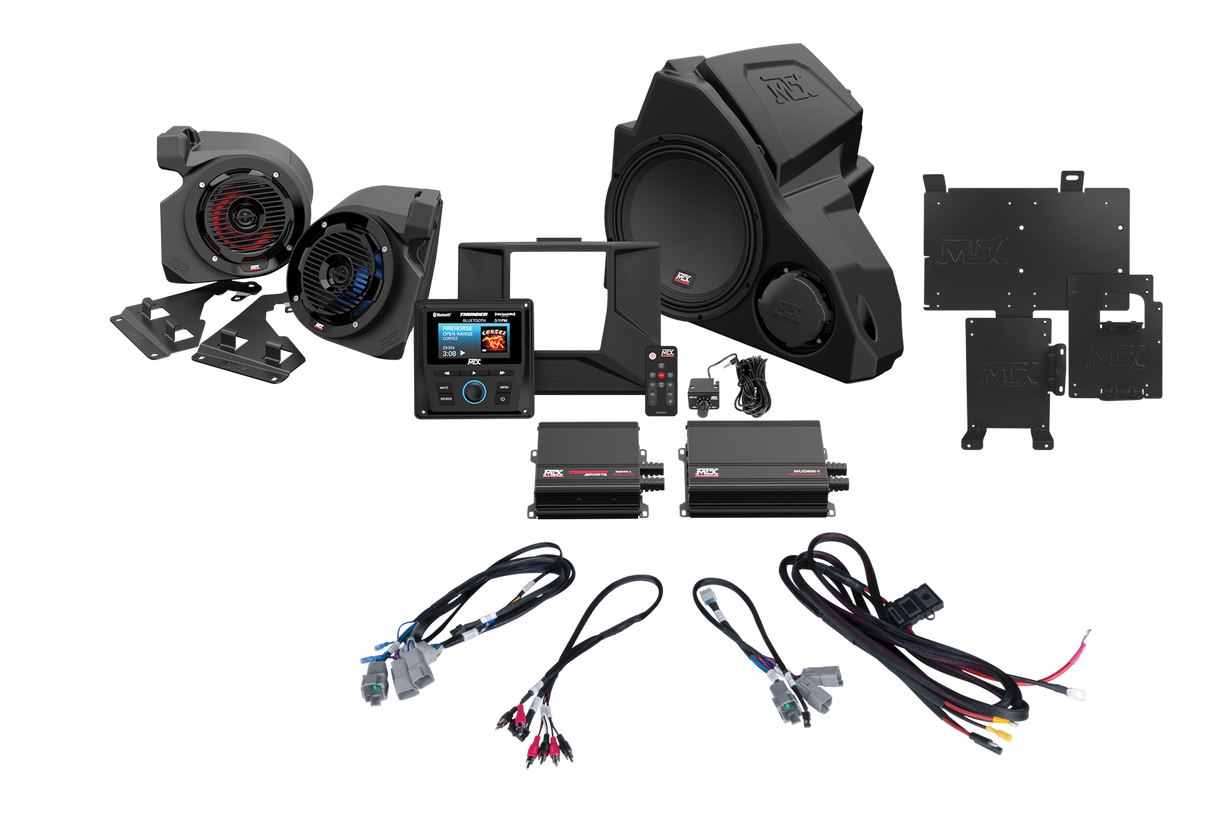 Polaris Rzr System 3 Speaker 2 Amp (2014+, Non-Ridecommand) (RZR14THUNDER3)
