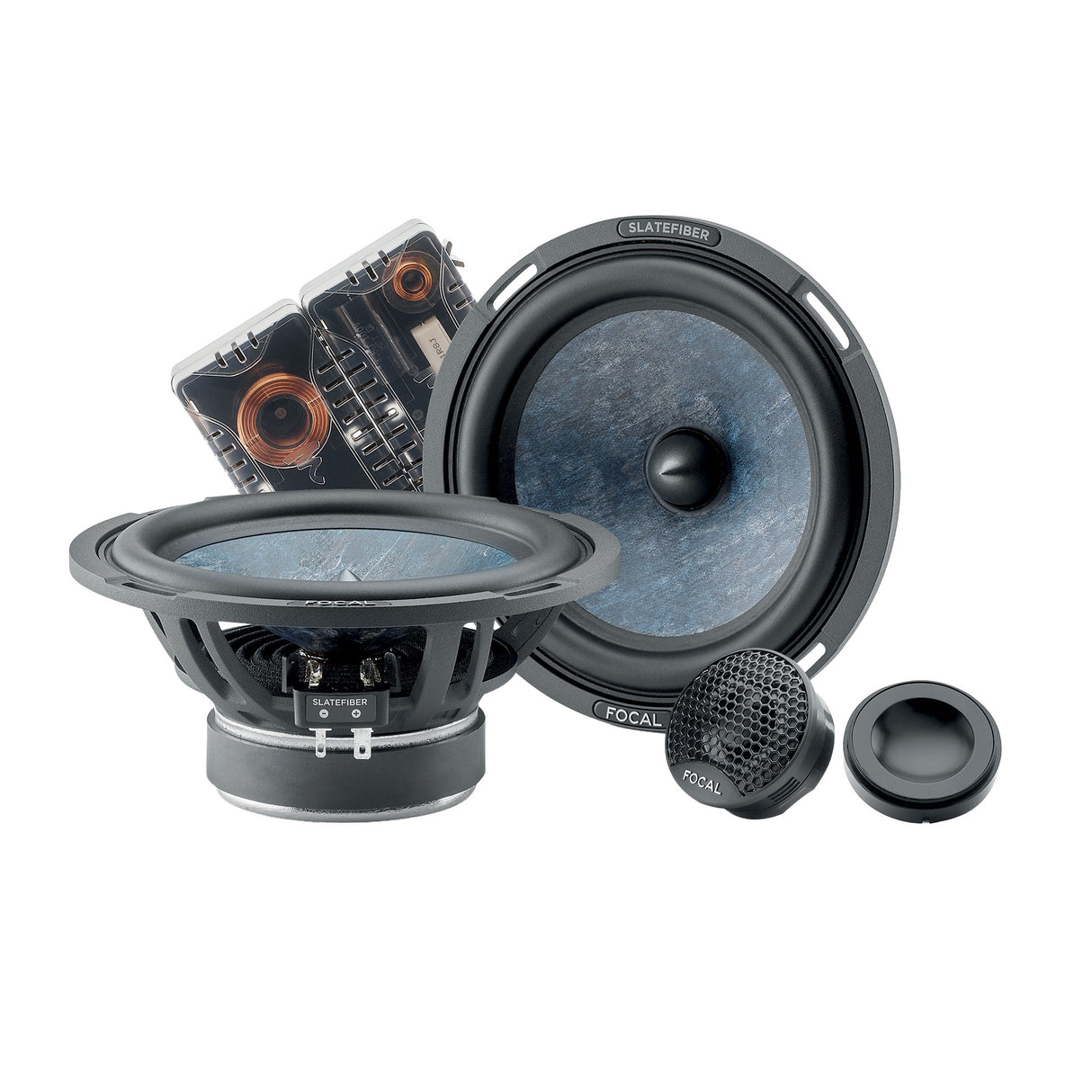 Focal Slate Fiber 2-Way 6.5” Component Kit (165SF)