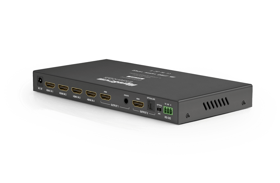 Wyrestorm 4K60Hz 4x2 HDMI Matrix Switch | 4K60Hz 4:4:4 | Dolby Vision & HDR | ARC (EXPMX0402H2)