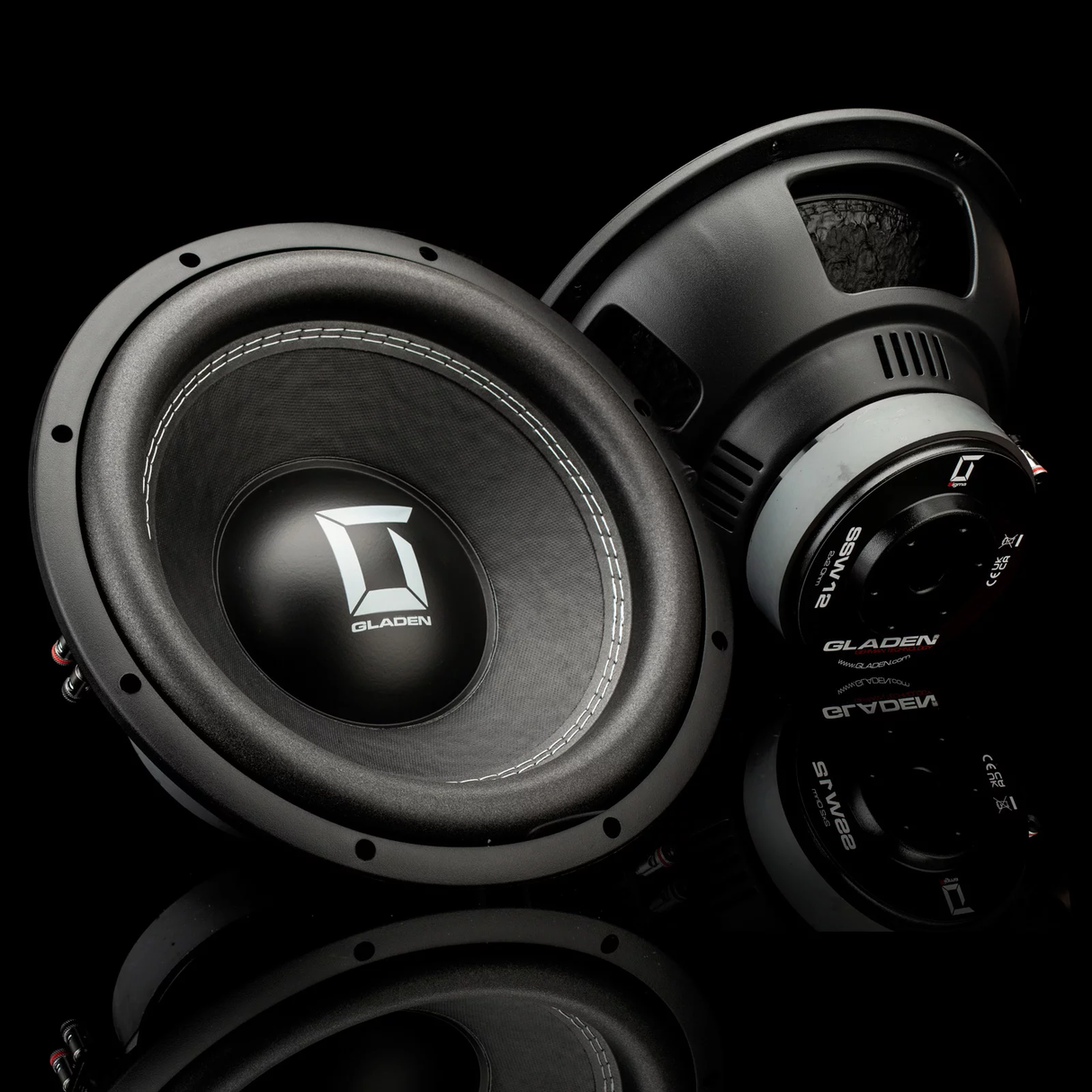 GLADEN SIGMA 12" Dual 2 Ohm Subwoofer - 500 Watts RMS (SSW12)