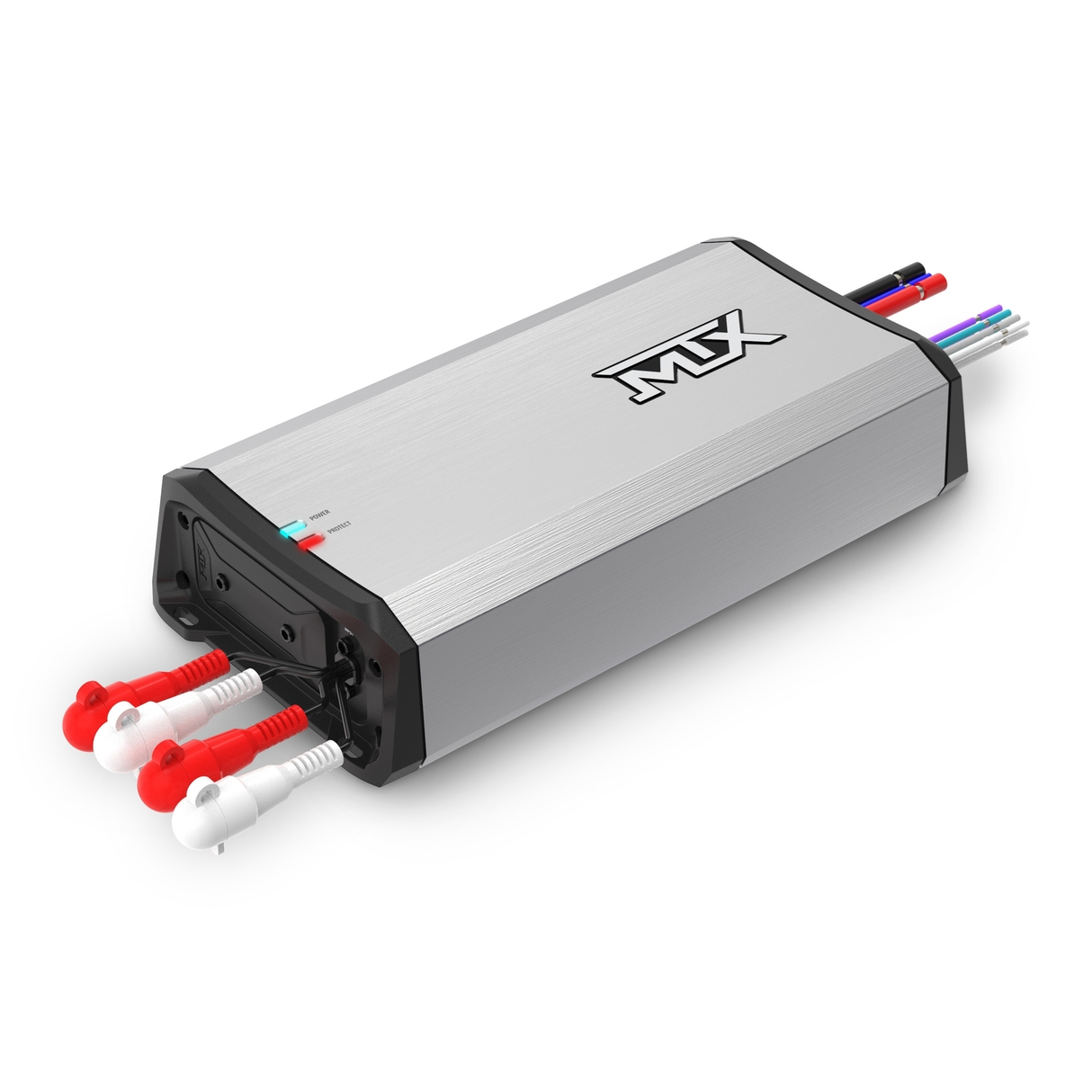 800-Watt Rms Full Range Class-D Ip-67 Rated, Compact, 4-Channel, Bridgeable, Powersports Amplifier (PS8004)