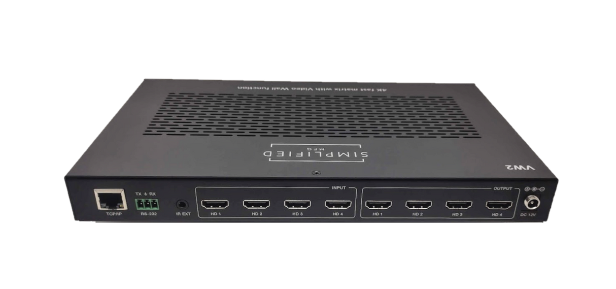 4K Fast switch matrix with 4K Video Wall Functions (VW2)