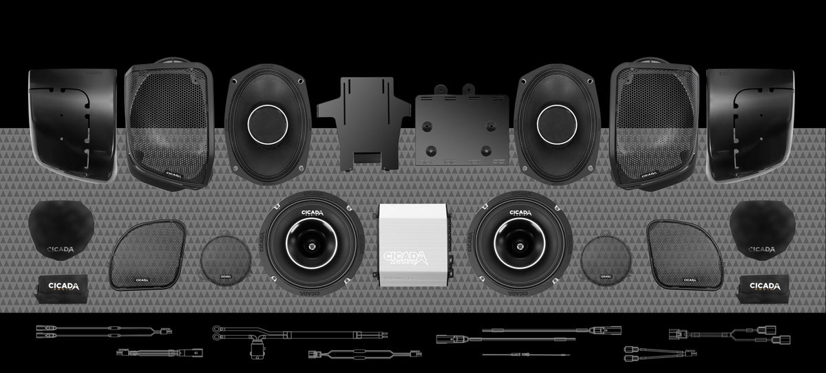 2014-2023 HARLEY DAVIDSON CH 4-SPEAKER PACKAGE (14FLXPCH4X4)