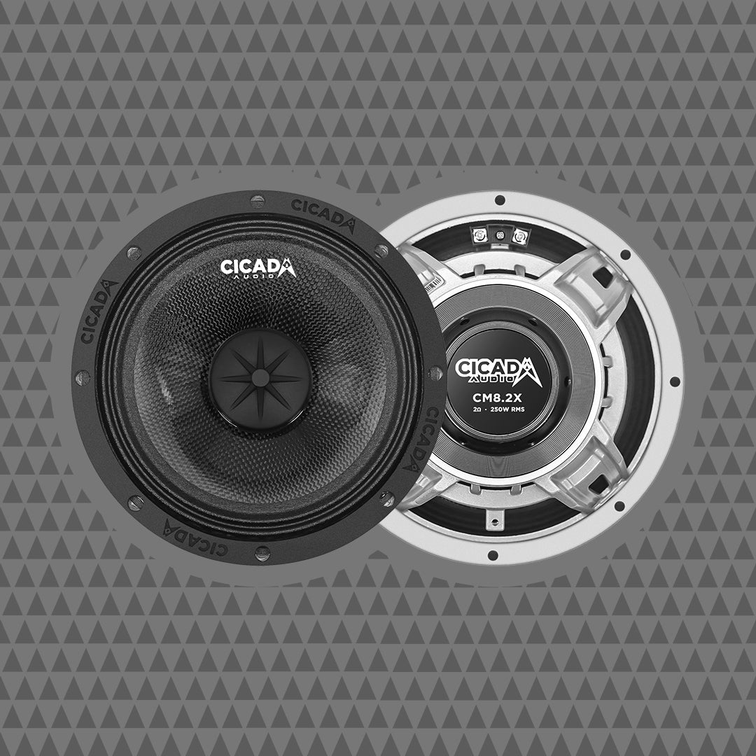 CMX 8" Mid-Bass Drivers, Carbon Mica Cone (sold in pairs) (CM82X)