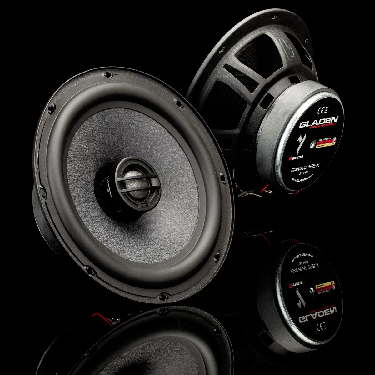 GLADEN GAMMA 6.5" 2-Way Coaxial Speakers (sold as PAIR) (GAMMAGW1652)