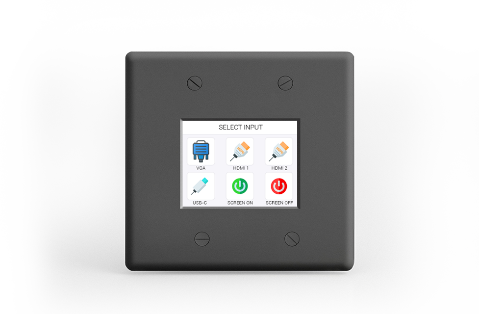 Wyrestorm 3-Input In-Wall Presentation Kit with 2.8” Touchscreen Control Contains: (SW-130-TX-US, RX-500 ,TS-280-US) (SYNKIT130US)