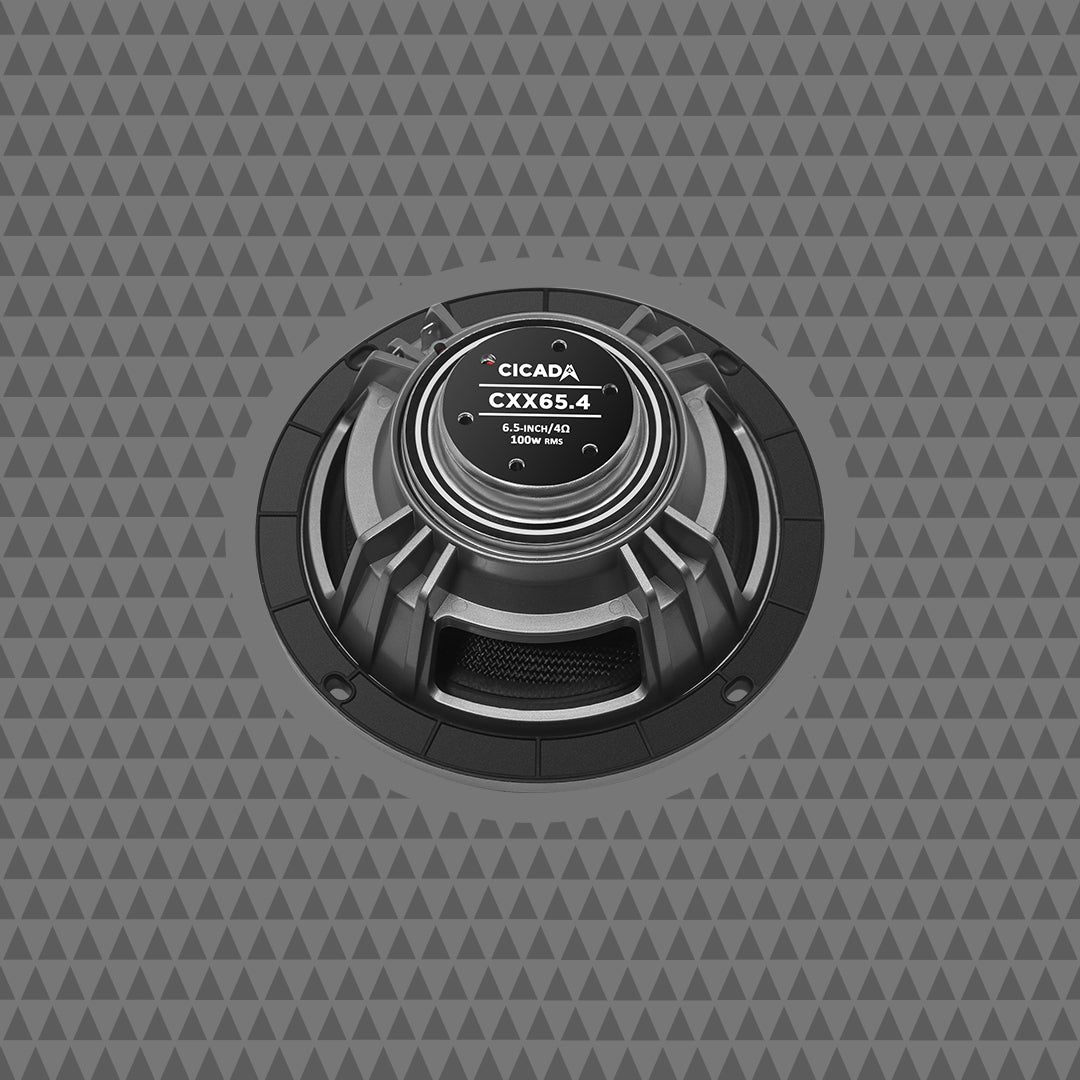 Cicada 6.5" Mid Woofer, Kevlar Cone, 4 Ohm (CXXM654)